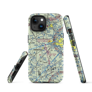 Huggins Memorial Airport (58J) VFR Sectional  Tough iPhone Case