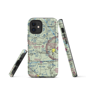 Hughes Airport (WS96) VFR Sectional  Tough iPhone Case