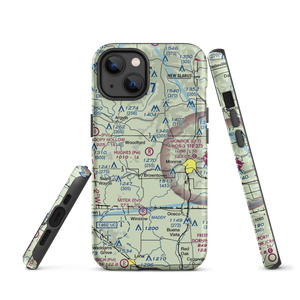 Hughes Airport (WS96) VFR Sectional  Tough iPhone Case