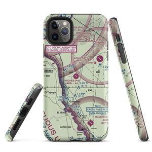 Hughes Ranch Airport (50XS) VFR Sectional  Tough iPhone Case