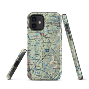 Hulett Landing Strip (VT60) VFR Sectional  Tough iPhone Case