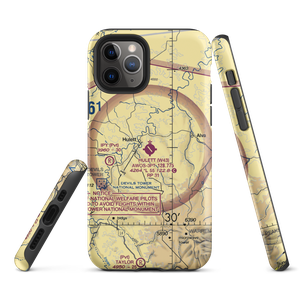 Hulett Municipal Airport (W43) VFR Sectional  Tough iPhone Case