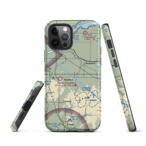 Humann Private Airstrip (ND85) VFR Sectional  Tough iPhone Case