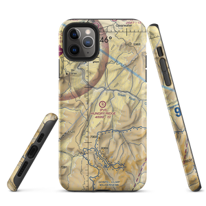 Hungry Ridge Ranch Airport (37ID) VFR Sectional  Tough iPhone Case