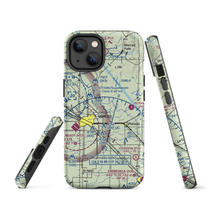 Hunt Farms Airport (15CL) VFR Sectional  Tough iPhone Case