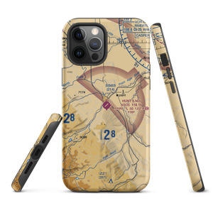 Hunt Field (LND) VFR Sectional  Tough iPhone Case