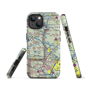Hunter Airport (8LL1) VFR Sectional  Tough iPhone Case