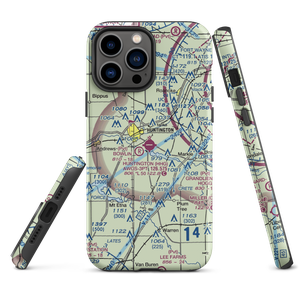 Huntington Municipal Airport (HHG) VFR Sectional  Tough iPhone Case