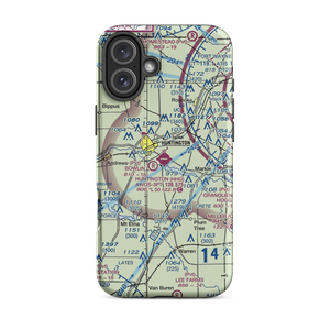 Huntington Municipal Airport (HHG) VFR Sectional  Tough iPhone Case