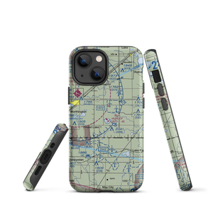 Hurley Memorial Seaport (74MN) VFR Sectional  Tough iPhone Case