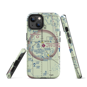 Huron County Memorial Airport (BAX) VFR Sectional  Tough iPhone Case