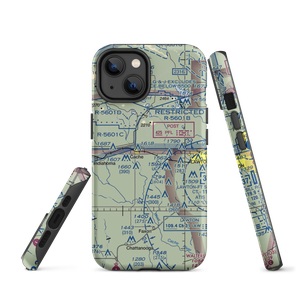 Huscher Field (85OL) VFR Sectional  Tough iPhone Case