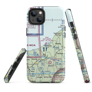 Hut Haven Seaplane Base (77NY) VFR Sectional  Tough iPhone Case