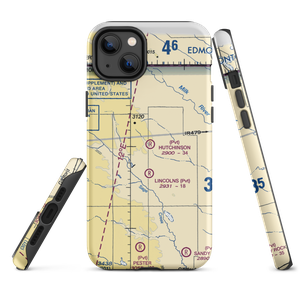 Hutchinson Airport (26MT) VFR Sectional  Tough iPhone Case