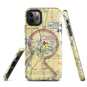 Hutchinson County Airport (BGD) VFR Sectional  Tough iPhone Case