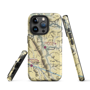 Hyampom Airport (H47) VFR Sectional  Tough iPhone Case