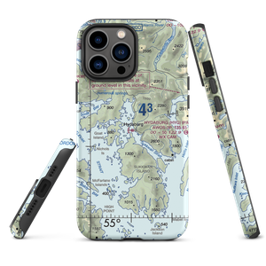 Hydaburg Seaplane Base (HYG) VFR Sectional  Tough iPhone Case