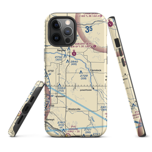 Hyde Ranch Airport (03NE) VFR Sectional  Tough iPhone Case