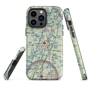 I H Bass Jr Memorial Airport (4R1) VFR Sectional  Tough iPhone Case