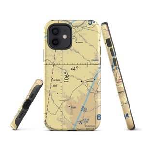 Iberlin Ranch Nr 1 Airport (WY22) VFR Sectional  Tough iPhone Case