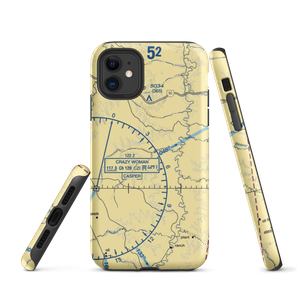 Iberlin Strip (WY23) VFR Sectional  Tough iPhone Case