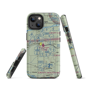 Ida Grove Municipal Airport (IDG) VFR Sectional  Tough iPhone Case