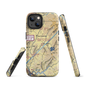 Idaho City US Forest Service Airport (U98) VFR Sectional  Tough iPhone Case