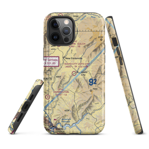 Idaho City US Forest Service Airport (U98) VFR Sectional  Tough iPhone Case