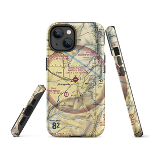 Idaho County Airport (GIC) VFR Sectional  Tough iPhone Case