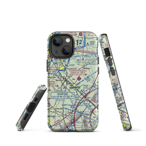 Ideal Mfg Corp Airport (NJ69) VFR Sectional  Tough iPhone Case