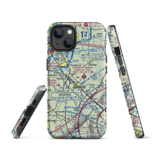 Ideal Mfg Corp Airport (NJ69) VFR Sectional  Tough iPhone Case