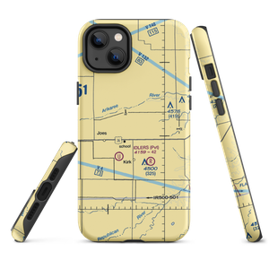 Idler Bro's Airport (72CO) VFR Sectional  Tough iPhone Case