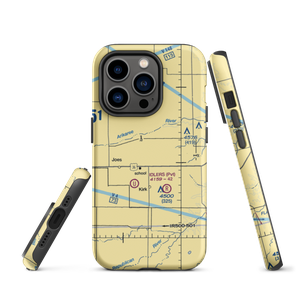 Idler Bro's Airport (72CO) VFR Sectional  Tough iPhone Case
