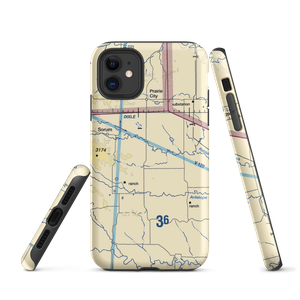 Ike John Private Airport (SD60) VFR Sectional  Tough iPhone Case