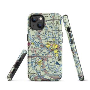 In The Trenches Airport (XS02) VFR Sectional  Tough iPhone Case