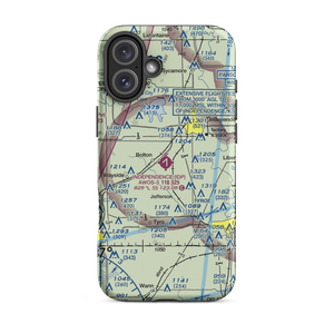 Independence Municipal Airport (IDP) VFR Sectional  Tough iPhone Case