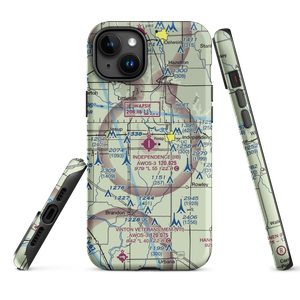 Independence Municipal Airport (IIB) VFR Sectional  Tough iPhone Case