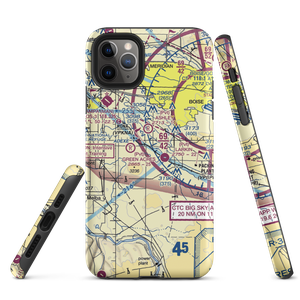 Indian Creek Ranch Airport (3ID7) VFR Sectional  Tough iPhone Case