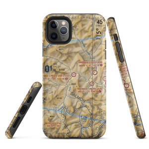 Indian Creek US Forest Service Airport (S81) VFR Sectional  Tough iPhone Case