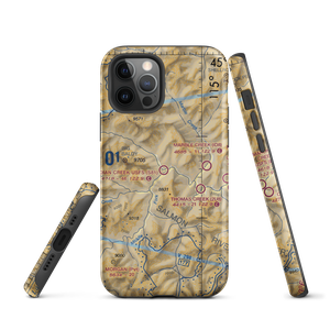 Indian Creek US Forest Service Airport (S81) VFR Sectional  Tough iPhone Case