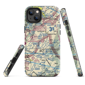 Indian Lake Airport (5G2) VFR Sectional  Tough iPhone Case