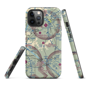 Indian Springs Ranch Airport (7XS7) VFR Sectional  Tough iPhone Case