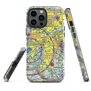 Indianapolis Downtown Heliport (8A4) VFR Sectional  Tough iPhone Case