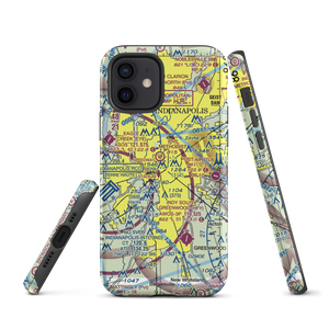 Indianapolis Downtown Heliport (8A4) VFR Sectional  Tough iPhone Case