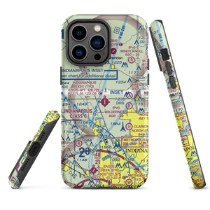 Indianapolis Executive Airport (TYQ) VFR Sectional  Tough iPhone Case