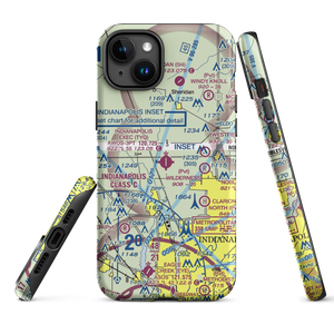 Indianapolis Executive Airport (TYQ) VFR Sectional  Tough iPhone Case