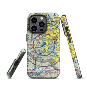 Indianapolis International Airport (IND) VFR Sectional  Tough iPhone Case