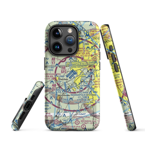 Indianapolis International Airport (IND) VFR Sectional  Tough iPhone Case