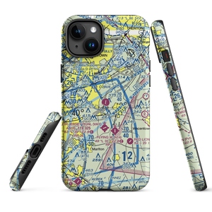 Inductotherm Airport (3NJ6) VFR Sectional  Tough iPhone Case