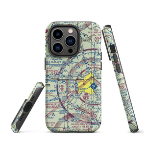 Industrial Helicopters Inc. Airport (10LA) VFR Sectional  Tough iPhone Case